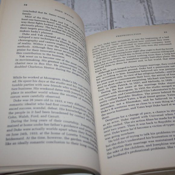 🤠 John Wayne: My Life with the Duke · Vintage Hardcover (bc) - Picture 3 of 7